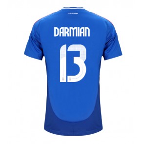 Itálie Matteo Darmian #13 Domácí Dres ME 2024 Krátký Rukáv